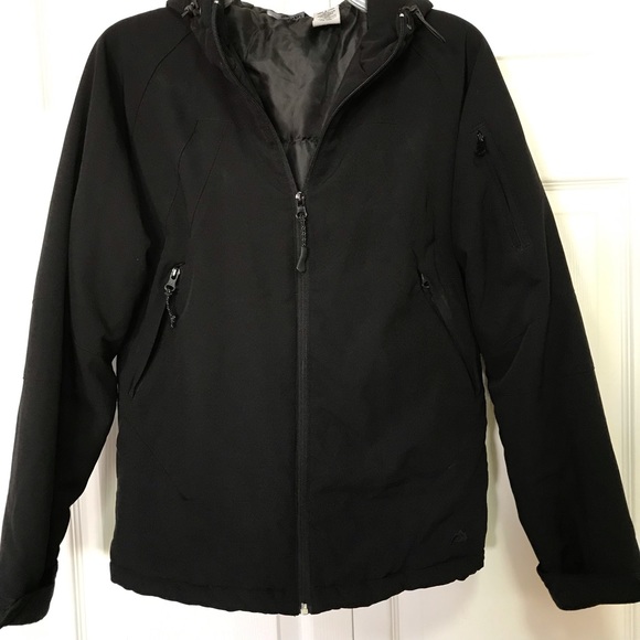 Snozu Black Insulated Jacket Size Medium - Picture 1 of 6